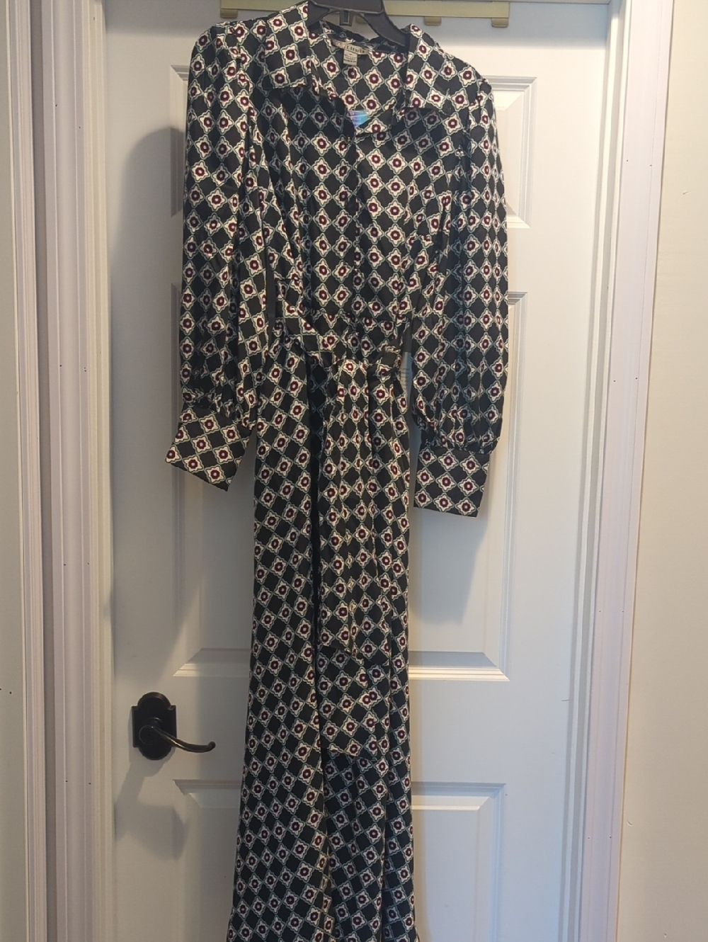 Love By Design Geometric Maxi Shirt Dress